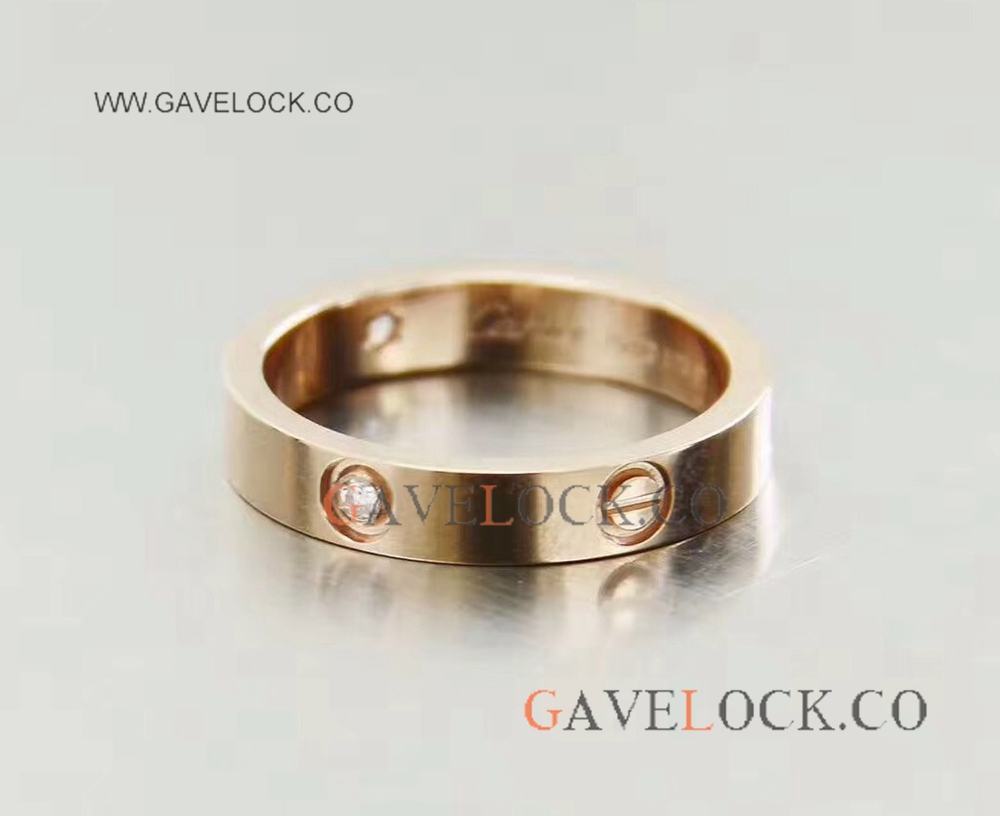 Replica Cartier Love Wedding Band Rose Gold - Narrow Ring